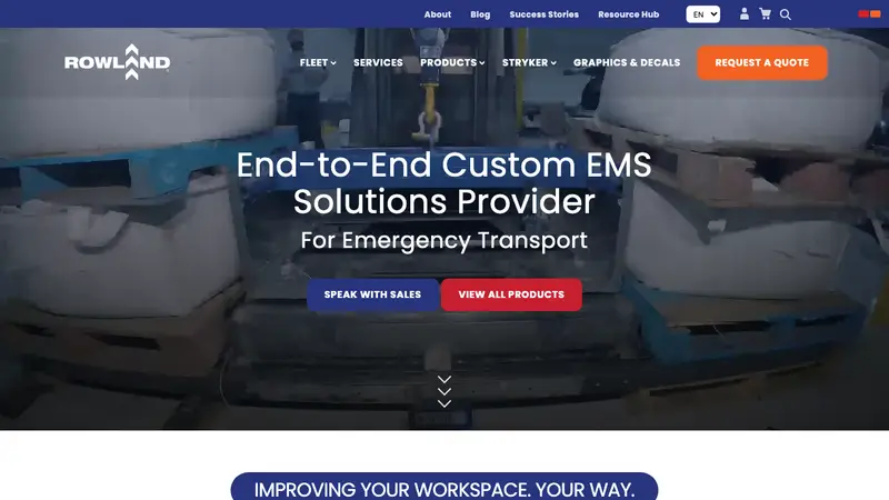 SEO Success Story of How We Doubled the DR of an EMS Vehicle Solutions eCommerce Shopify Company  — client website