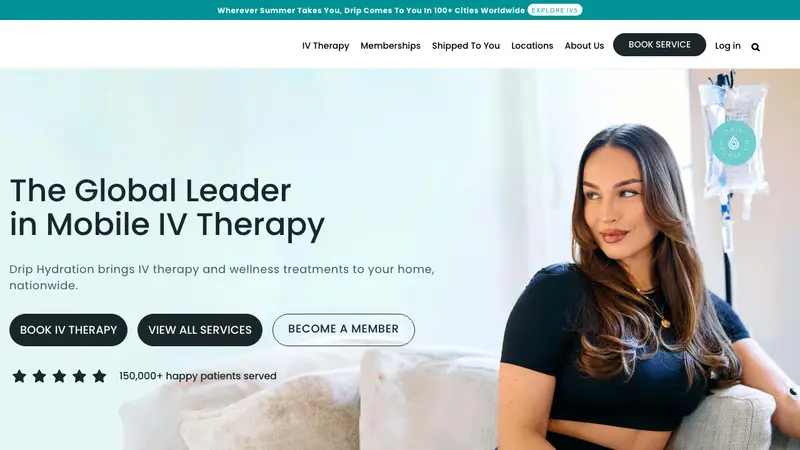 SEO Success Story of an IV Therapy and Healthcare Services Provider: 2,796 Backlinks Secured — client website