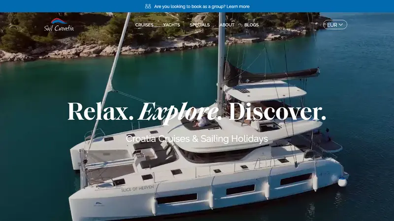 SEO Success Story of a Croatian Cruise and Tour Provider on WordPress: 294 Backlinks Secured — client website